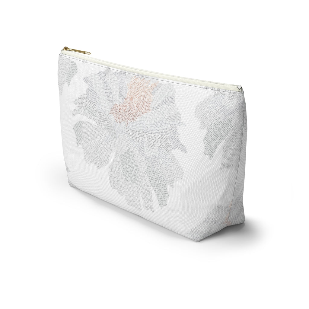 Ciphertext Code Accessory Pouch w T-bottom in Cool Gray