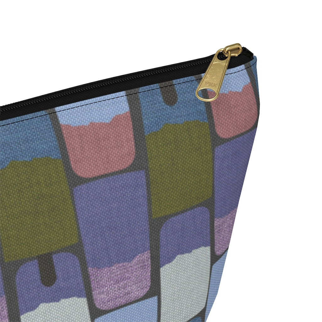 Popsicles Accessory Pouch w T-bottom in Purple