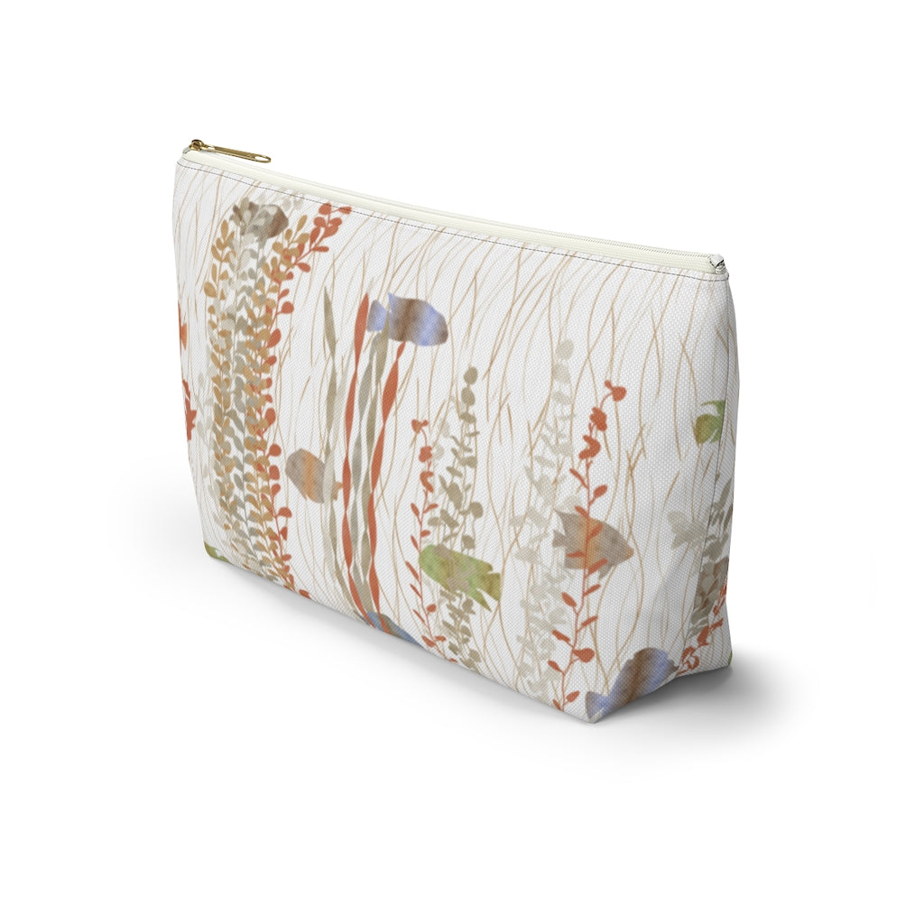Aquarium Accessory Pouch w T-bottom in Coral