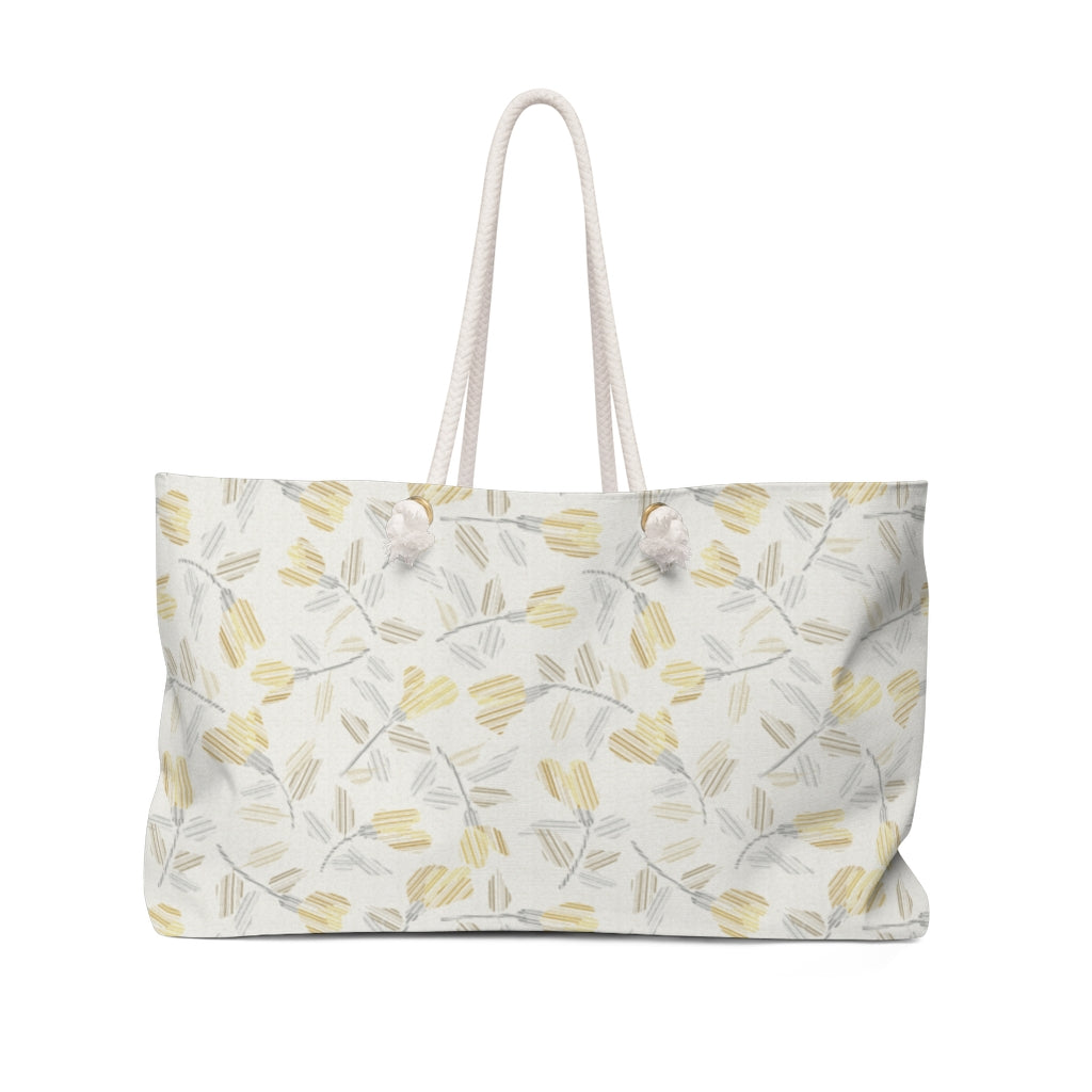 Riverbank Code Weekender Bag in Yellow