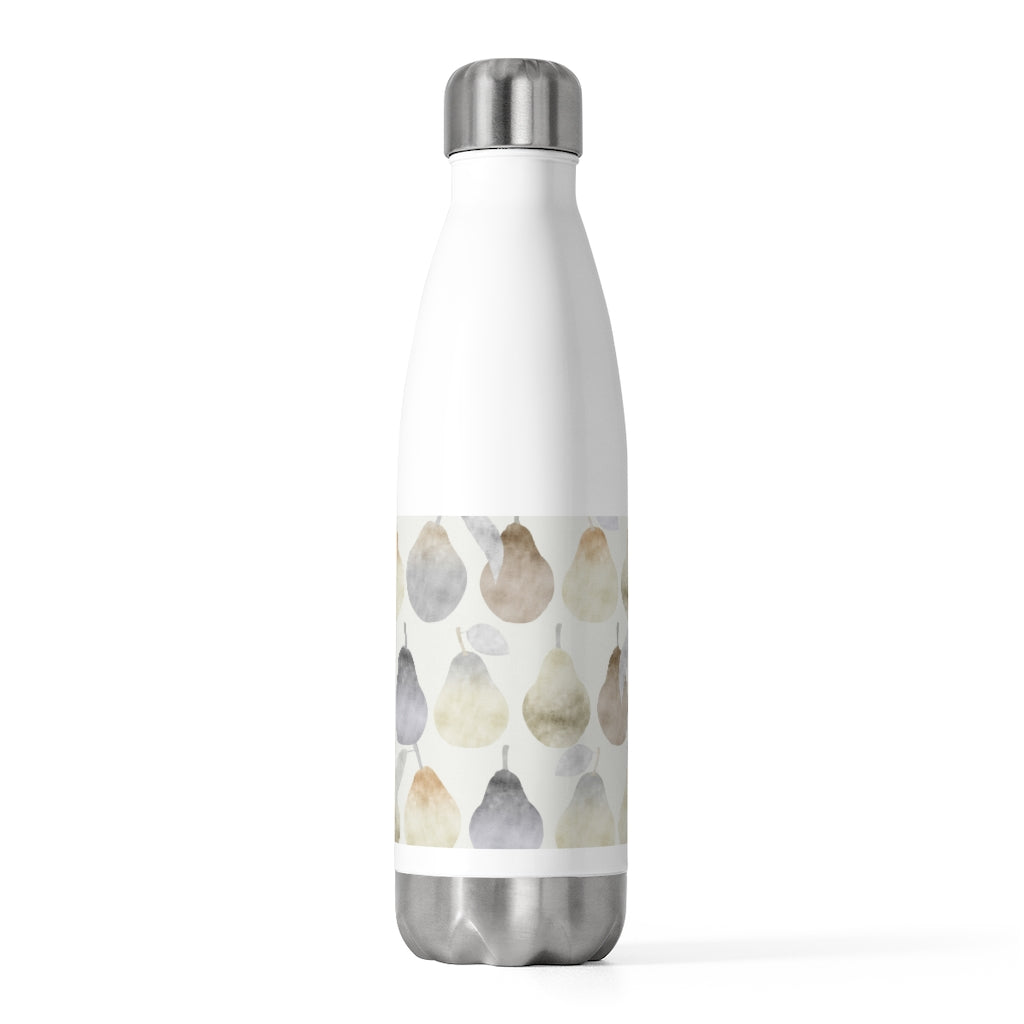 Watercolor Pears 20oz Insulated Bottle in Cream