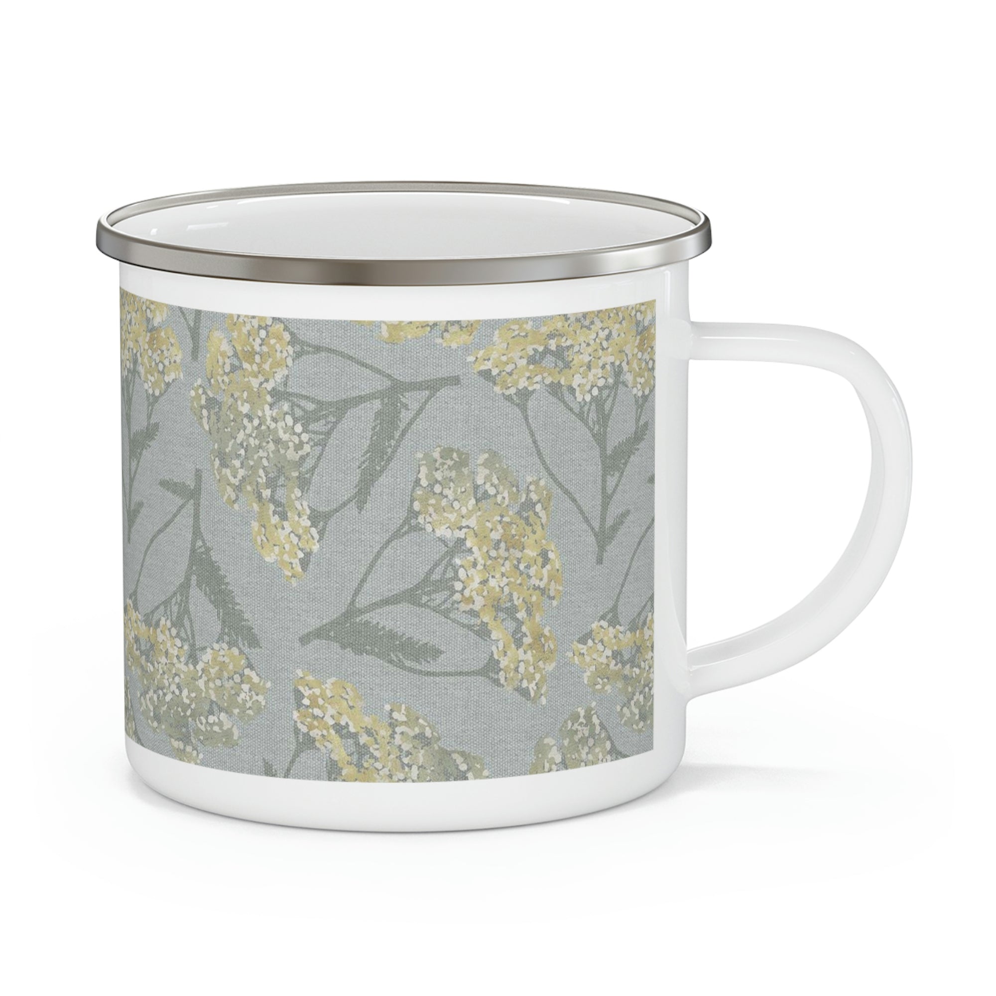 Yarrow Enamel Mug in Aqua