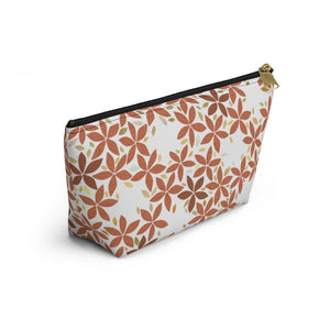 Snowbell Accessory Pouch w T-bottom in Coral