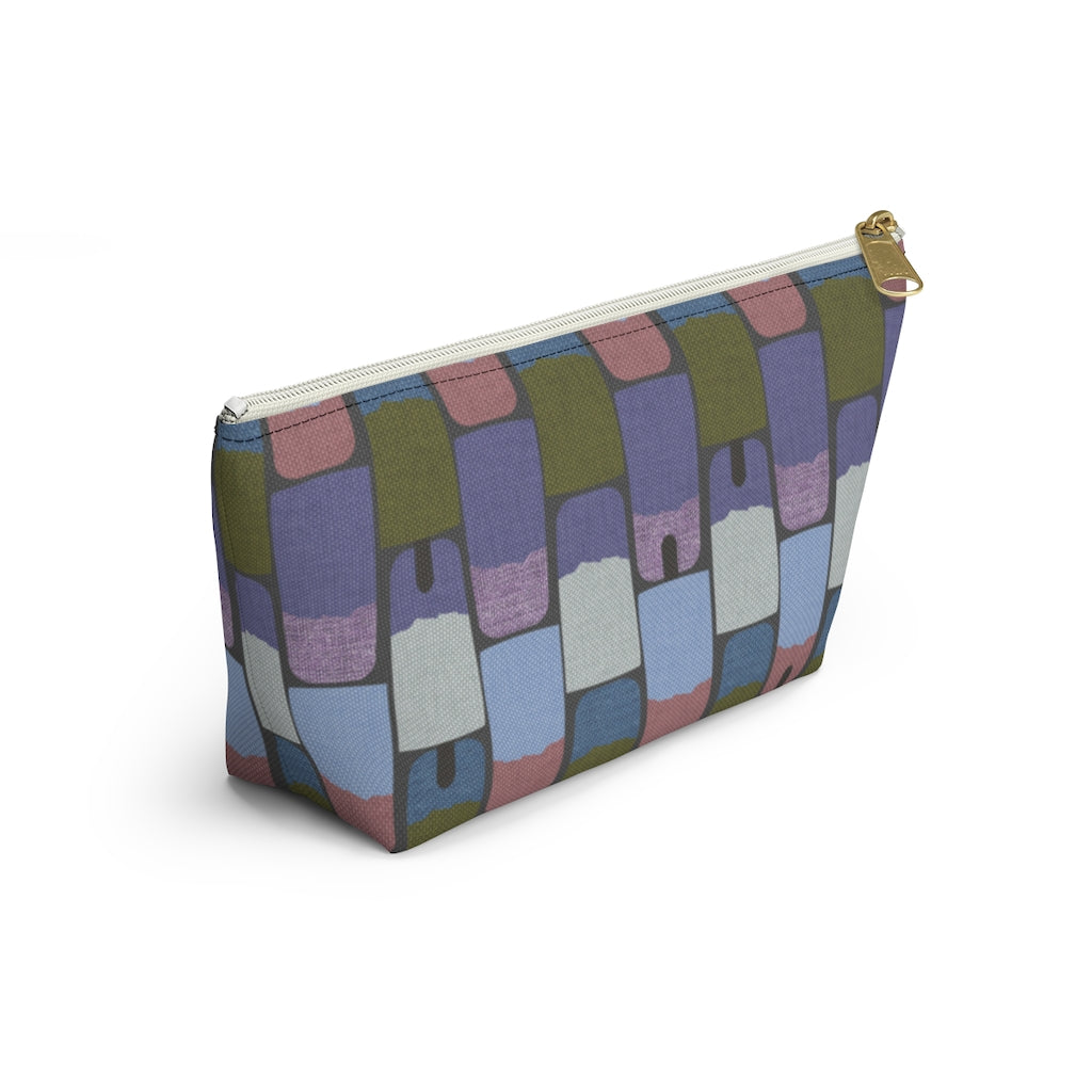 Popsicles Accessory Pouch w T-bottom in Purple