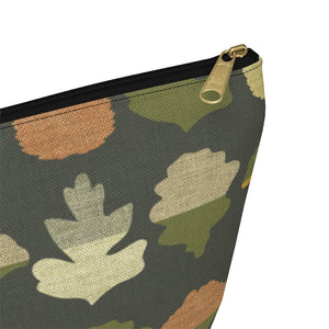 Frond Accessory Pouch w T-bottom in Green