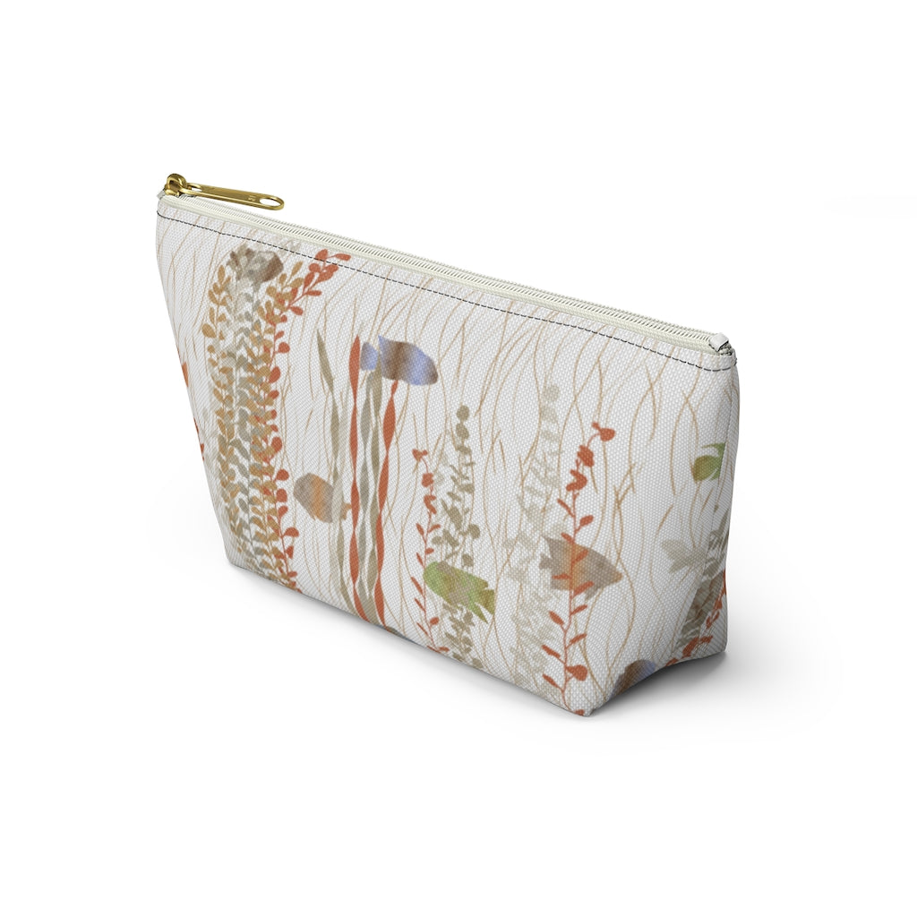 Aquarium Accessory Pouch w T-bottom in Coral