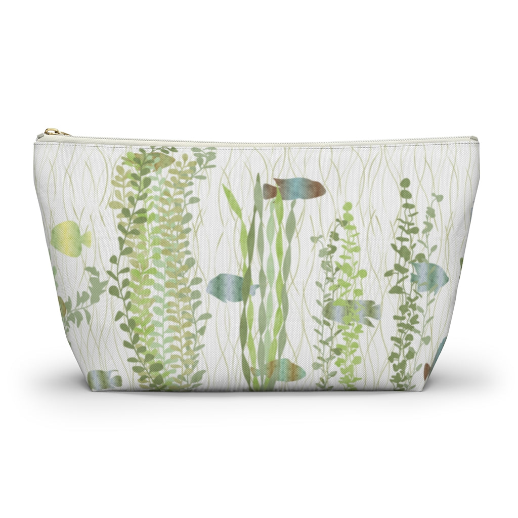 Aquarium Accessory Pouch w T-bottom in Green