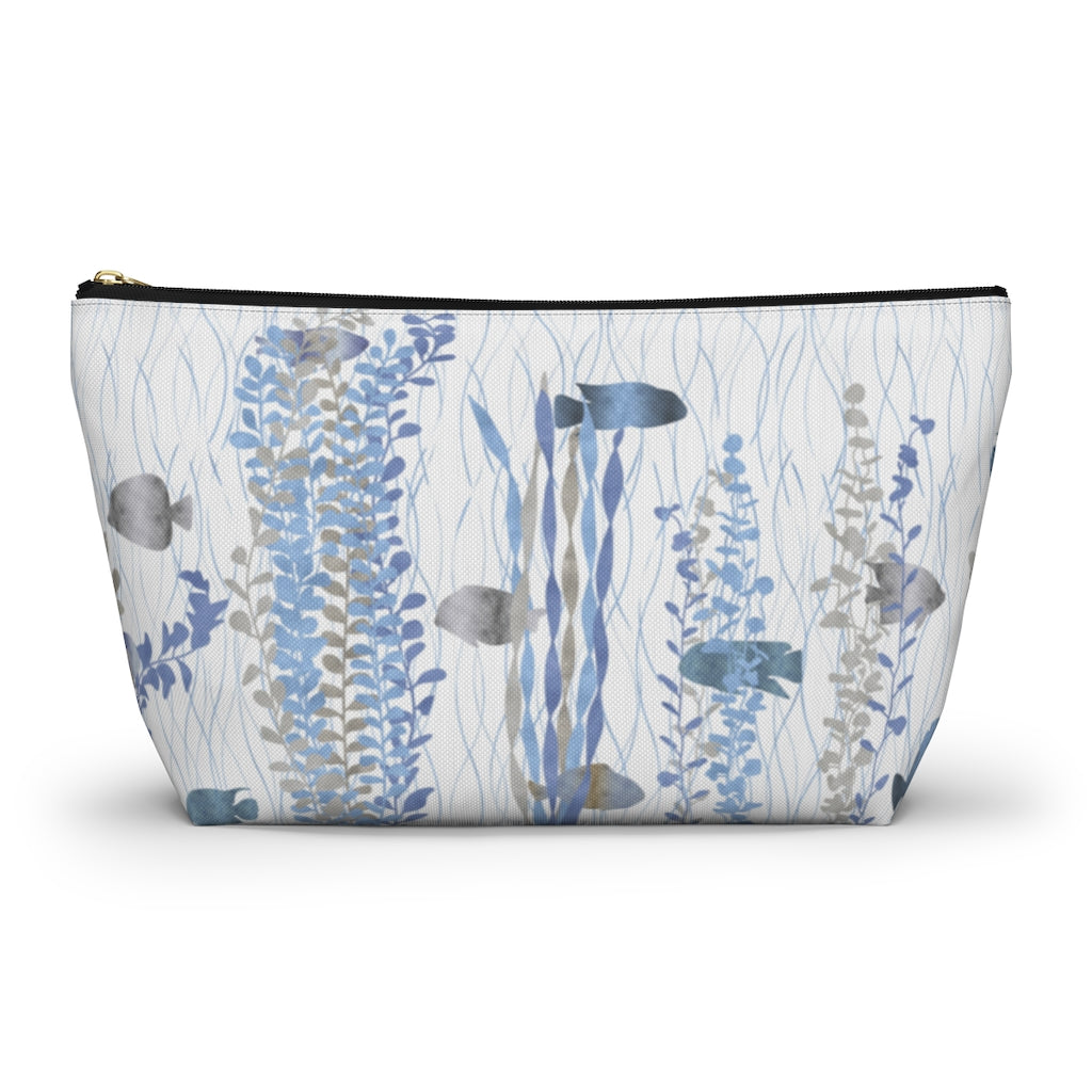 Aquarium Accessory Pouch w T-bottom in Blue