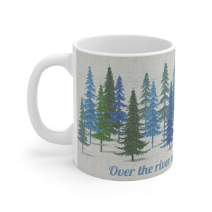 Through the Woods Mug in Blue