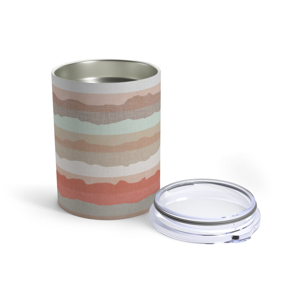 Sierra Nevada Stripe Tumbler in Coral