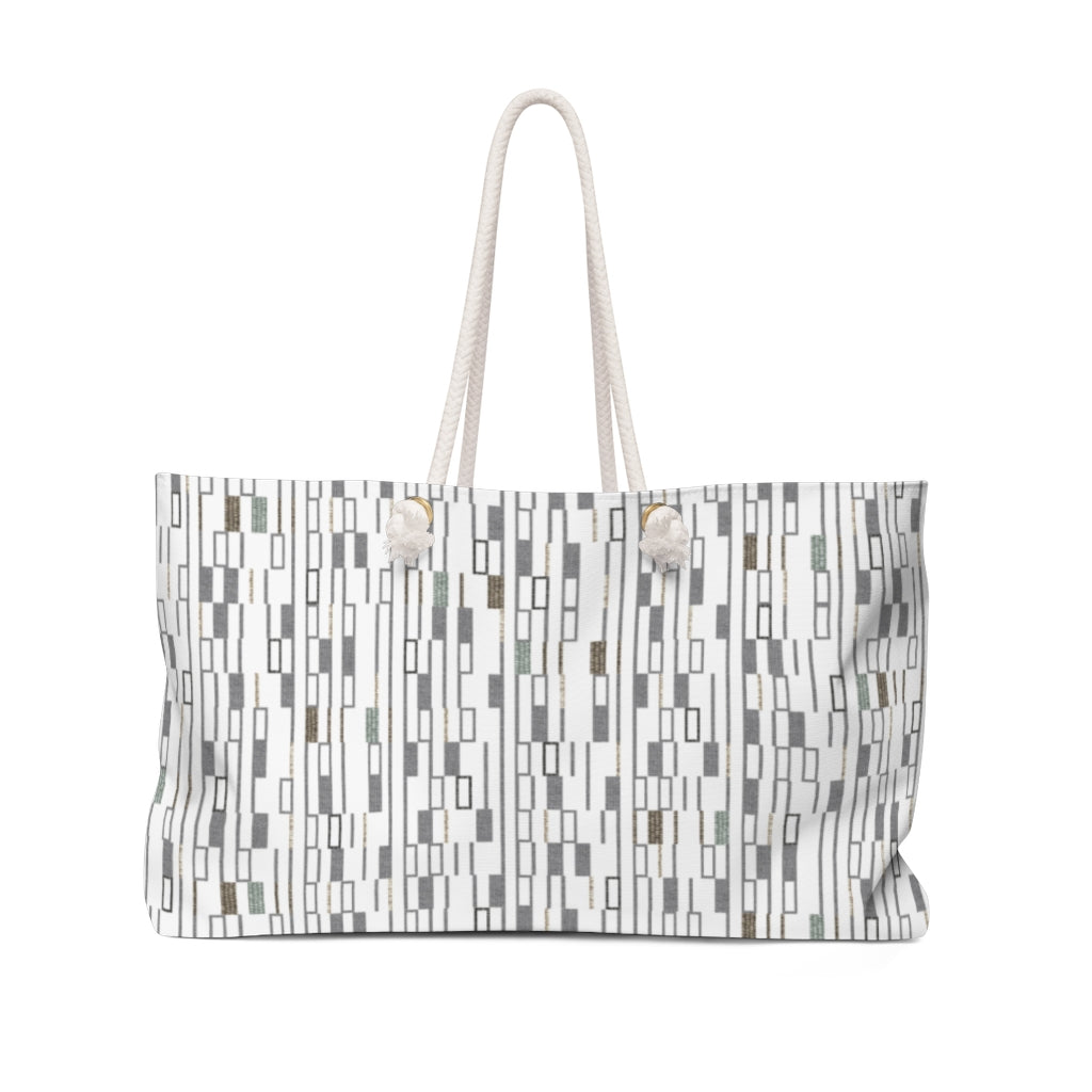 Signals Code Weekender Bag in Gray