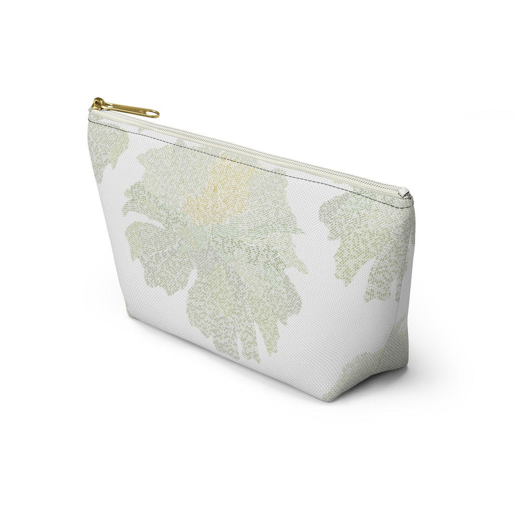 Ciphertext Code Accessory Pouch w T-bottom in Green