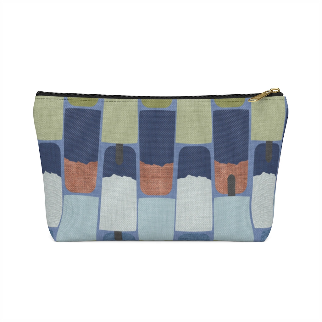 Popsicles Accessory Pouch w T-bottom in Navy