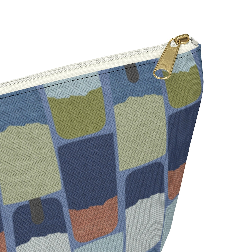 Popsicles Accessory Pouch w T-bottom in Navy