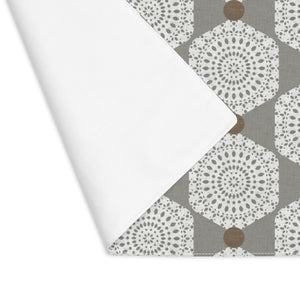Lace Hexagon Placemat in Gray