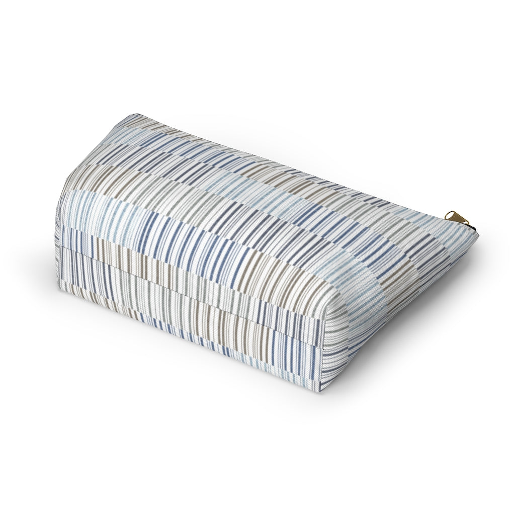 Traffic Code Accessory Pouch w T-bottom in Blue