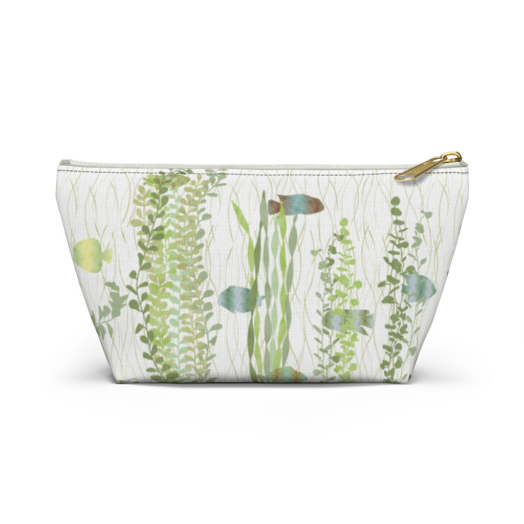Aquarium Accessory Pouch w T-bottom in Green