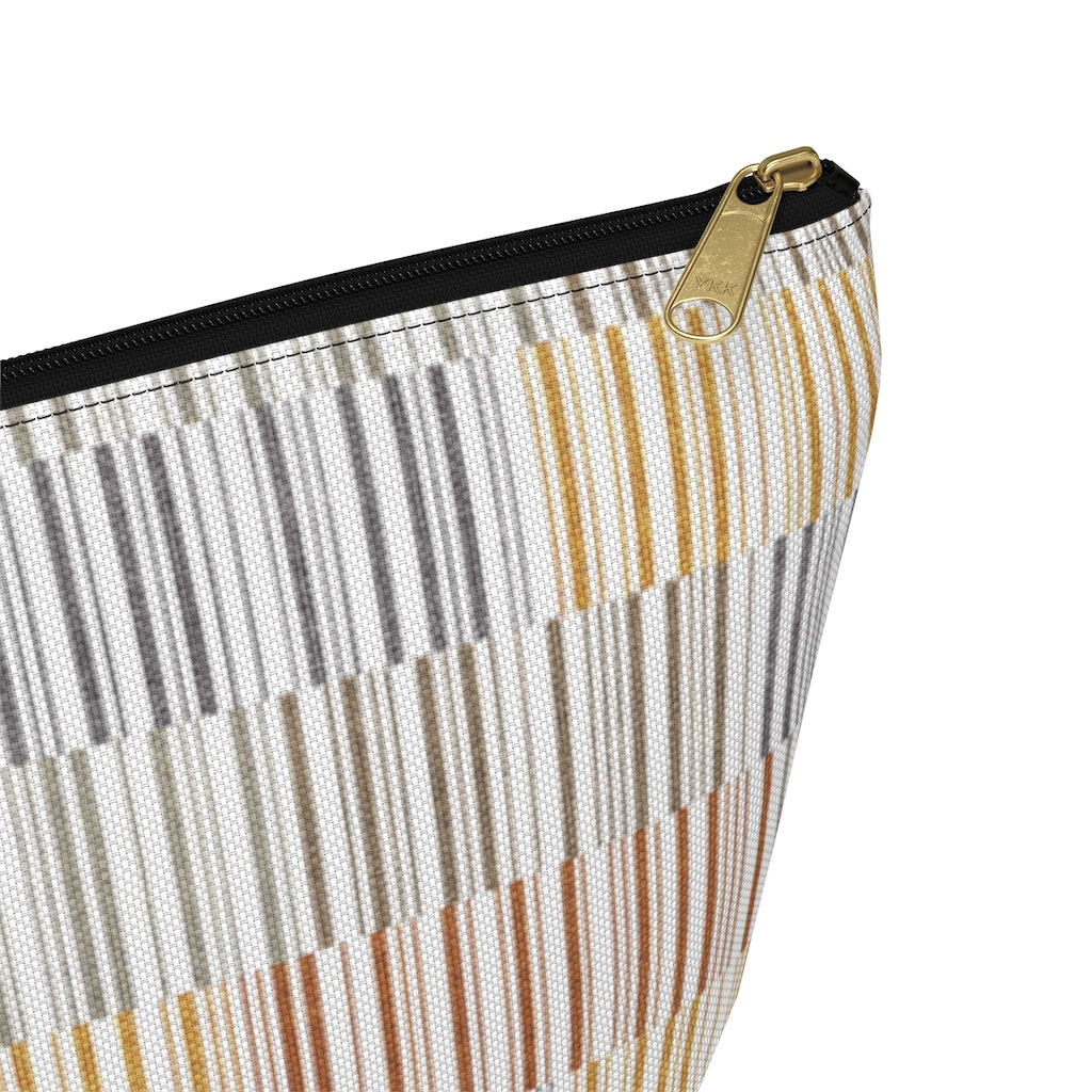 Traffic Code Accessory Pouch w T-bottom in Orange