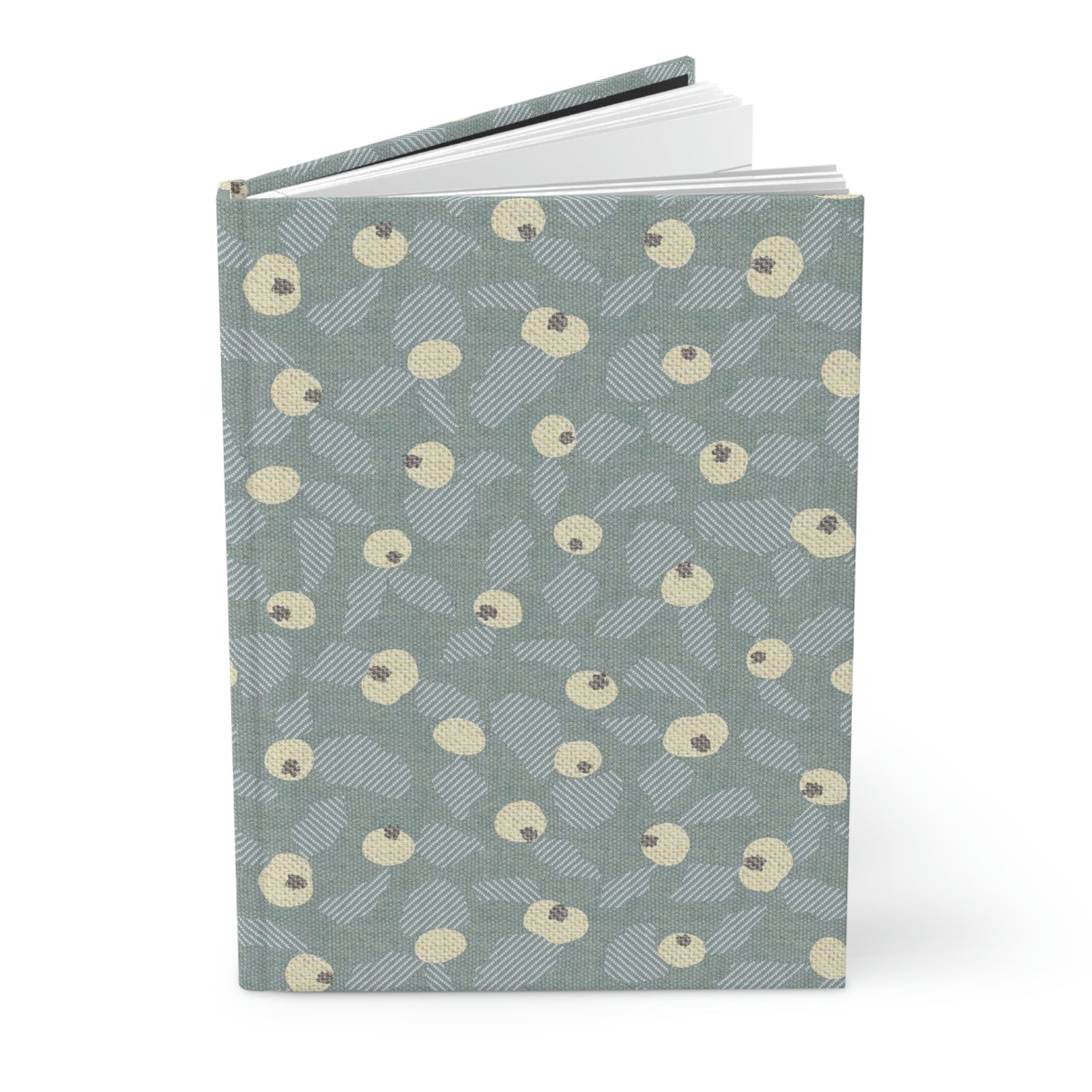 Rosa Rugosa Hardcover Journal Matte in Aqua
