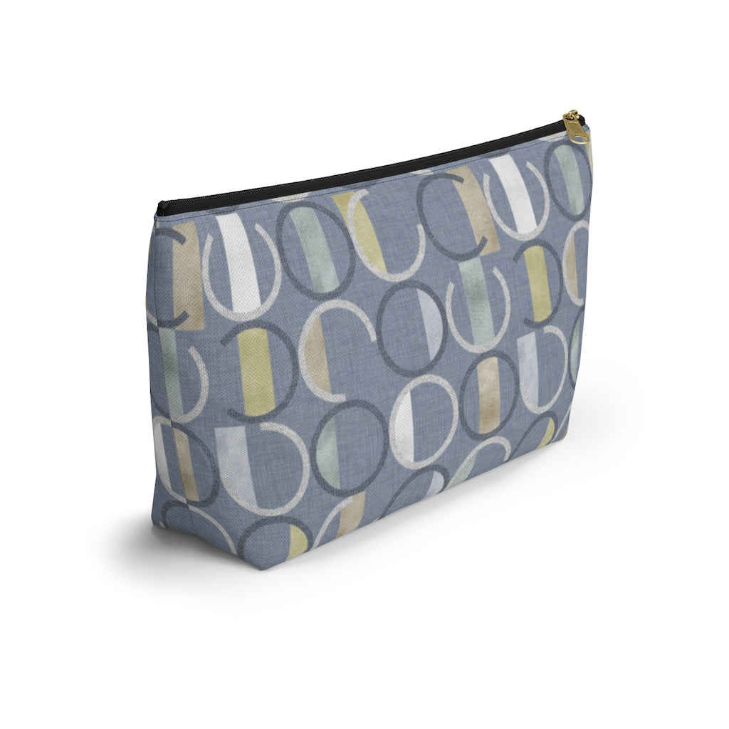 Journey Code Accessory Pouch w T-bottom in Blue