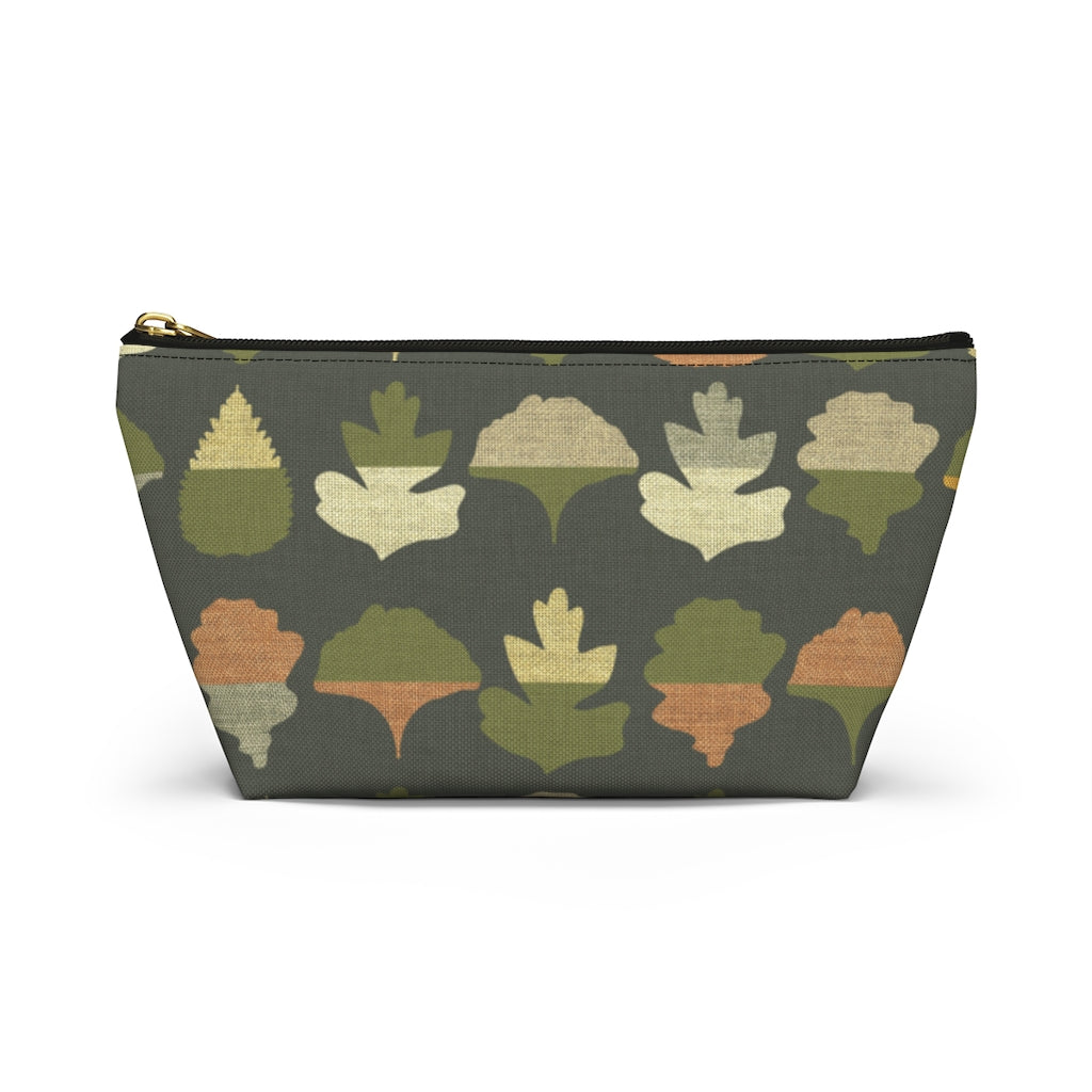 Frond Accessory Pouch w T-bottom in Green