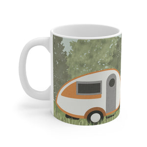 Camping Mug in Orange