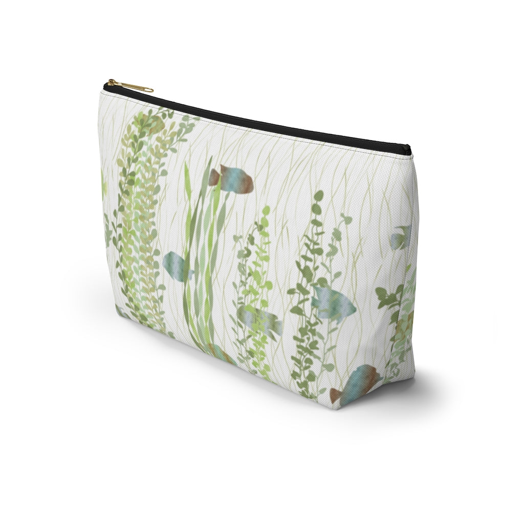 Aquarium Accessory Pouch w T-bottom in Green