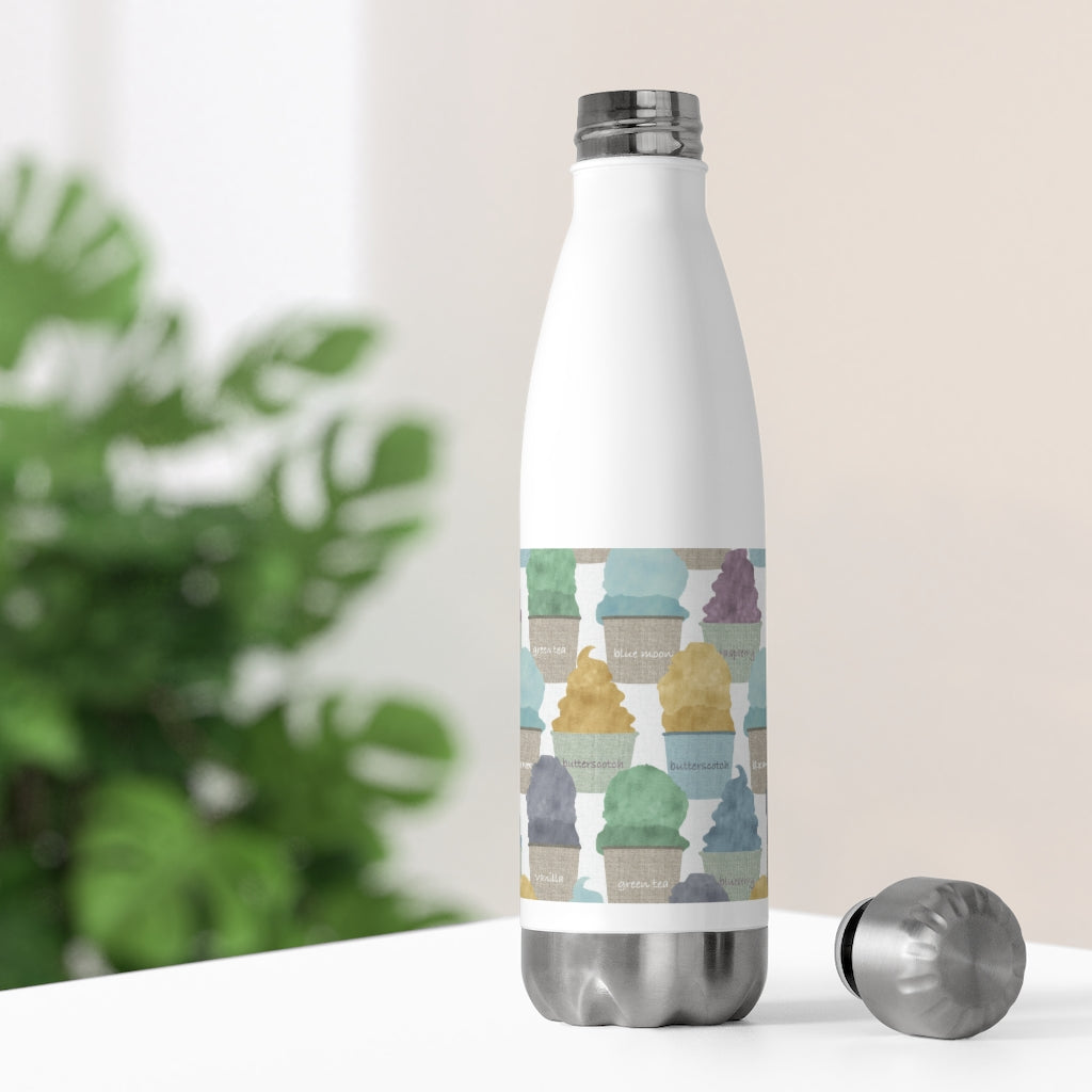 Ice Cream 20oz Insulated Bottle in Aqua