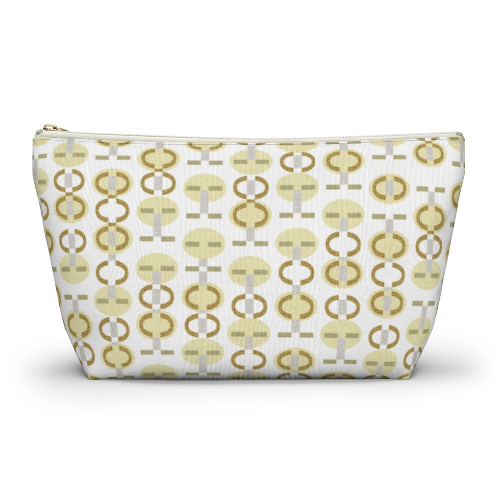 Telegraph Code Accessory Pouch w T-bottom in Yellow