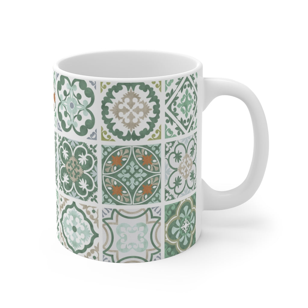 Seville Square Mug in Green