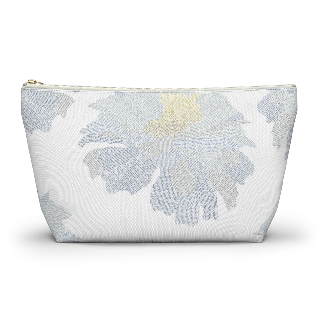 Ciphertext Code Accessory Pouch w T-bottom in Blue