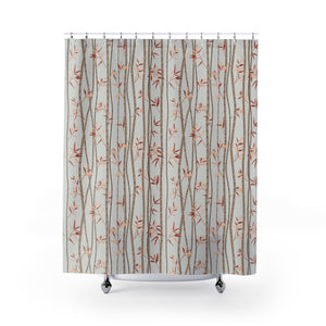 Bamboo Shower Curtain in Brown
