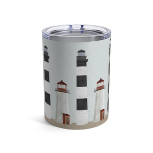 Lighthouses Tumbler in Red