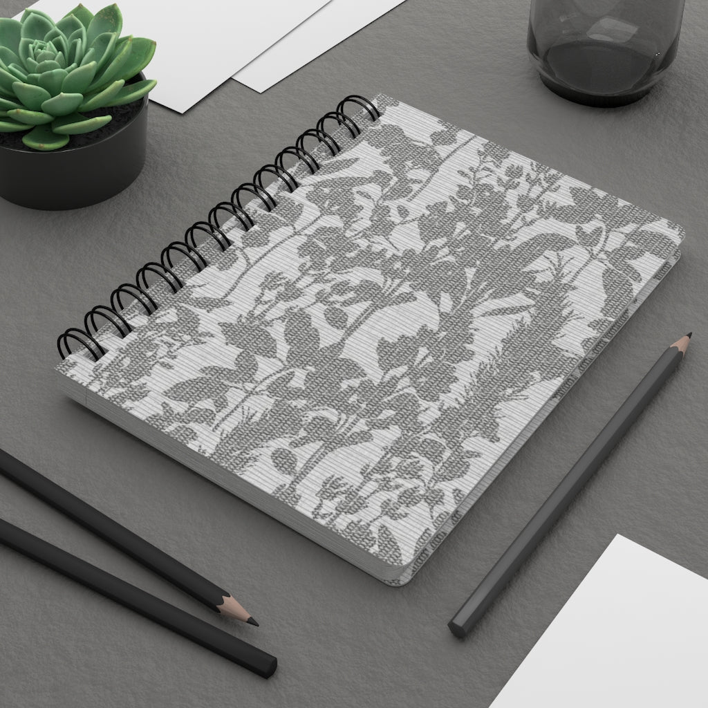 Coreglia Herbs Spiral Bound Journal in Gray