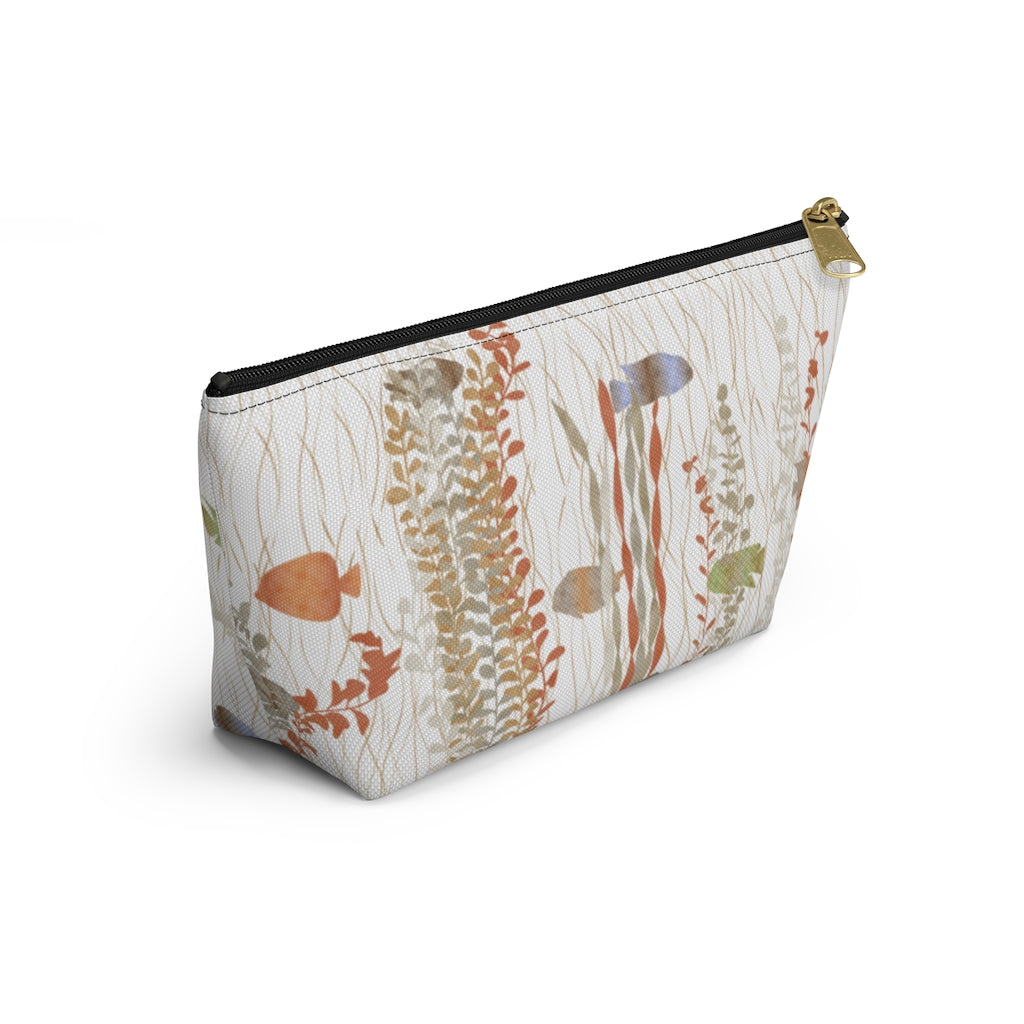 Aquarium Accessory Pouch w T-bottom in Coral