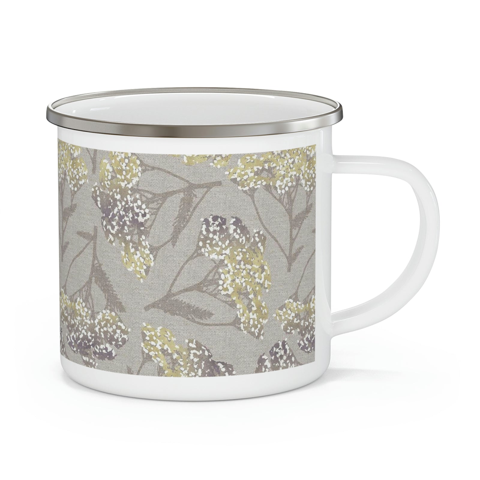 Yarrow Enamel Mug in Purple