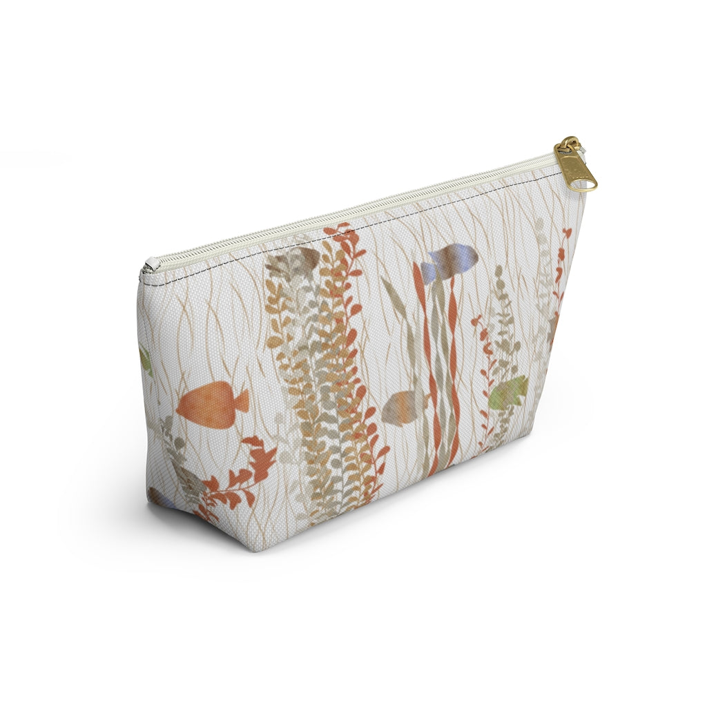 Aquarium Accessory Pouch w T-bottom in Coral