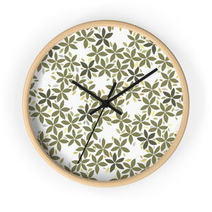 Snowbell Wall Clock in Green