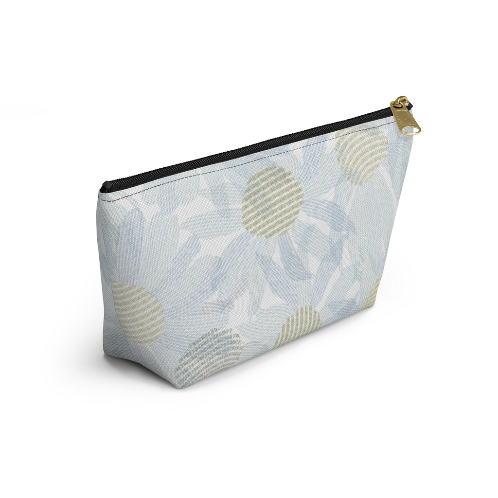 Daisy Chain Code Accessory Pouch w T-bottom in Blue
