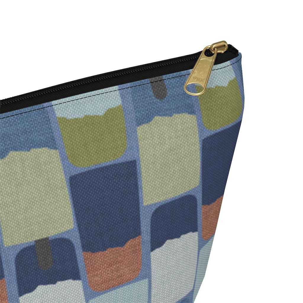 Popsicles Accessory Pouch w T-bottom in Navy