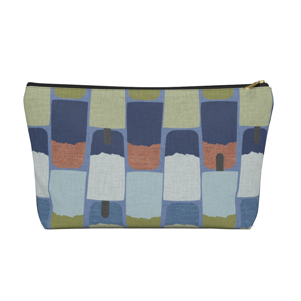 Popsicles Accessory Pouch w T-bottom in Navy