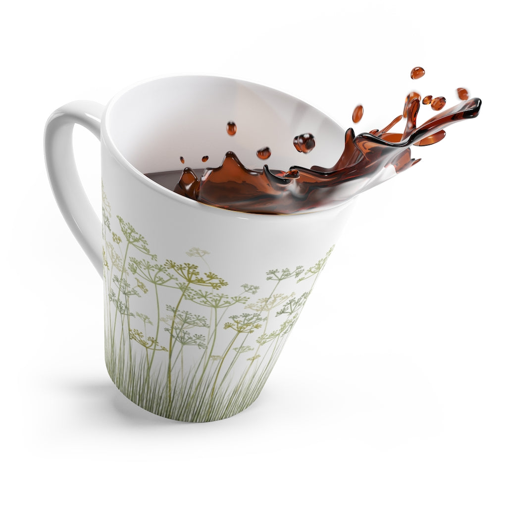 Message Code Latte Mug in Green