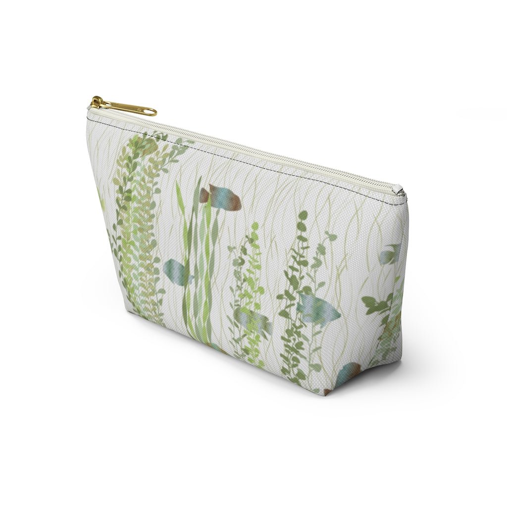 Aquarium Accessory Pouch w T-bottom in Green