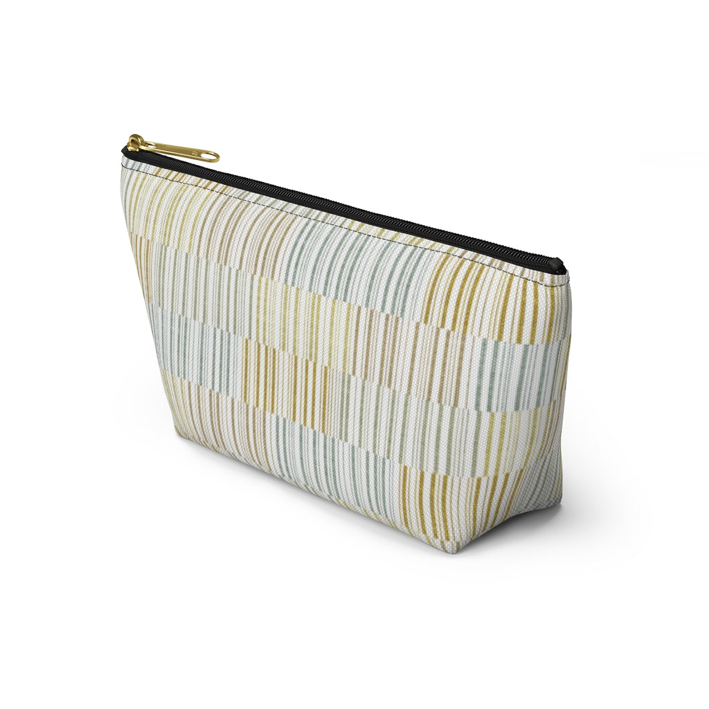 Traffic Code Accessory Pouch w T-bottom in Gold