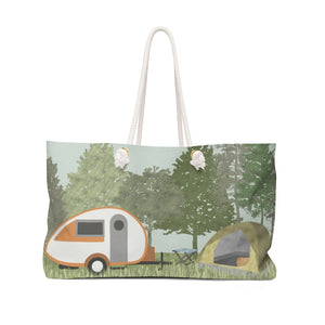 Camping Weekender Bag in Orange