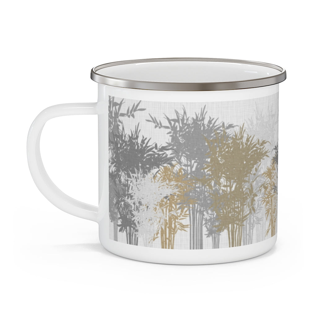 Lucky Bamboo Enamel Campfire Mug in Brown