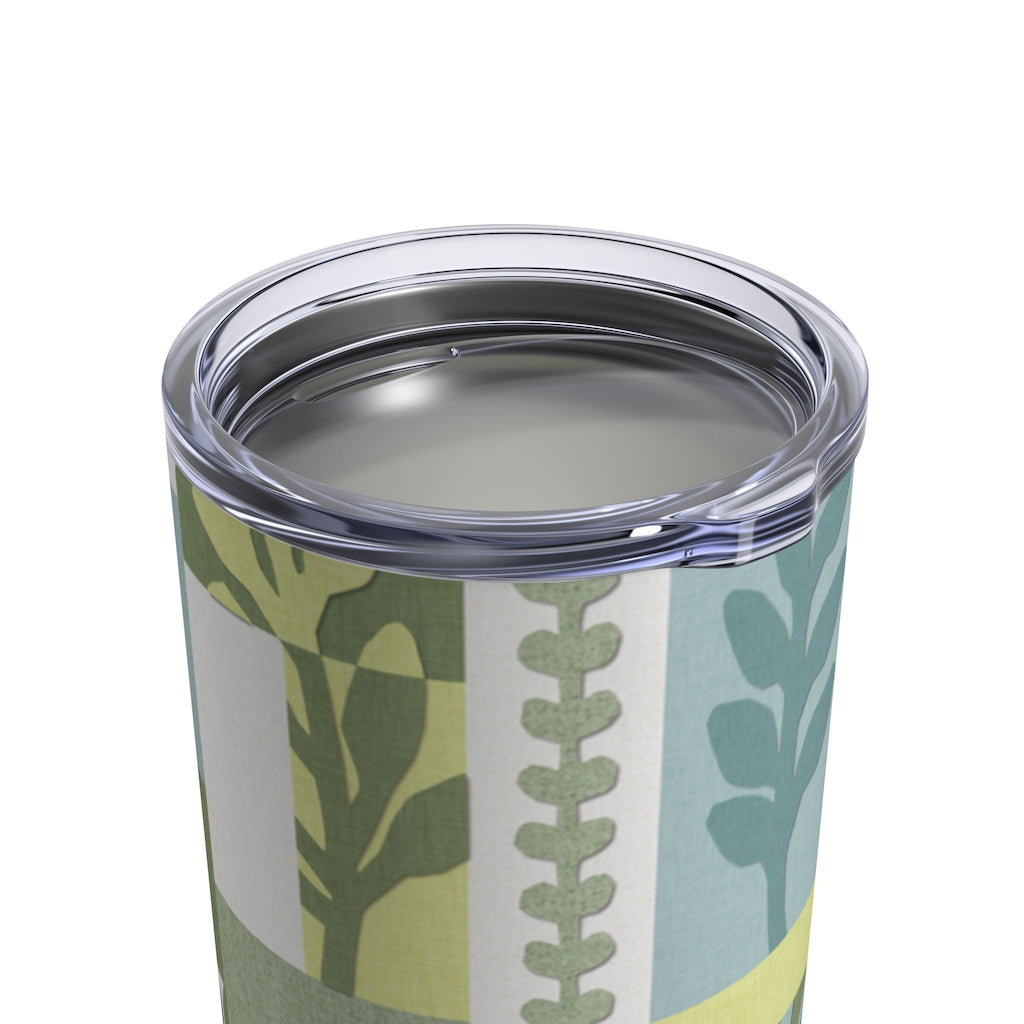 Botanical Paper Tumbler in Green