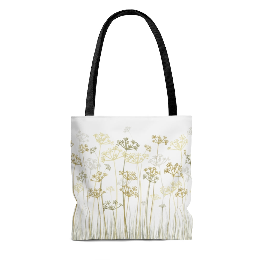 Message Code Tote Bag in Yellow