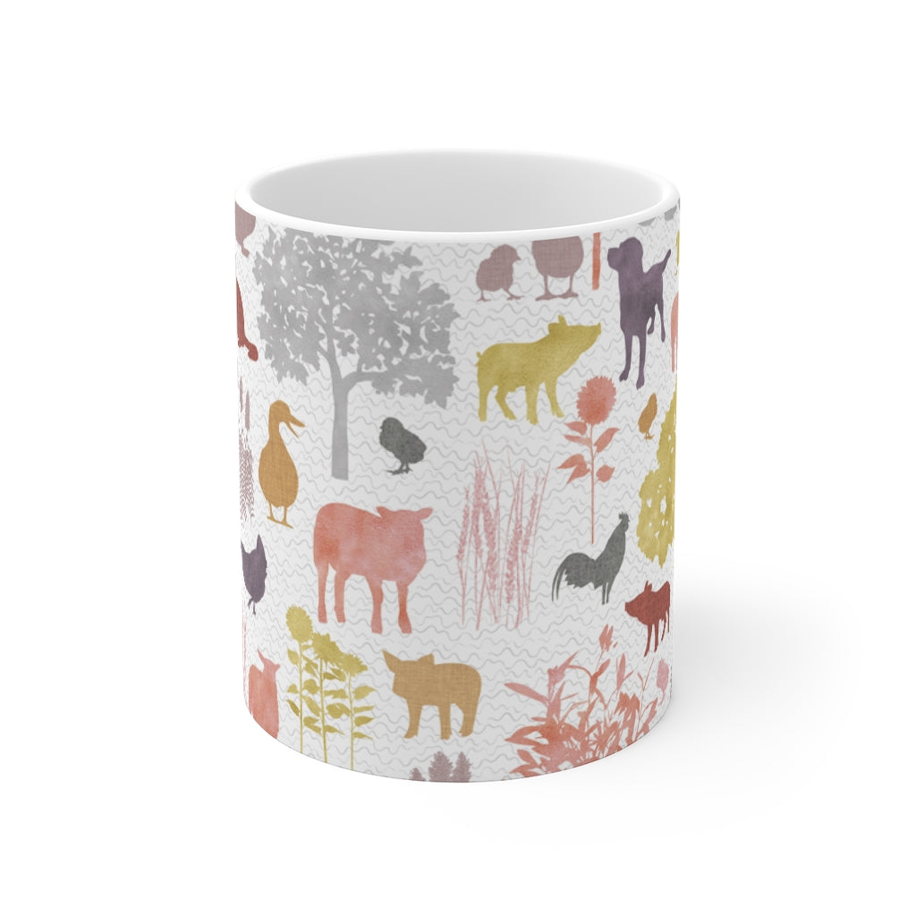 On the Farm Mug in Pink