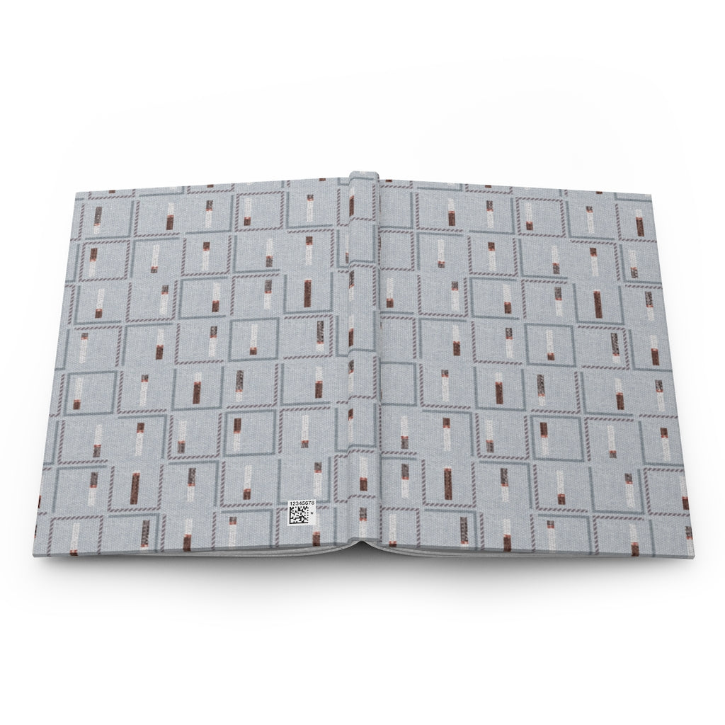 Pencil to Paper Code Hardcover Journal Matte in Blue